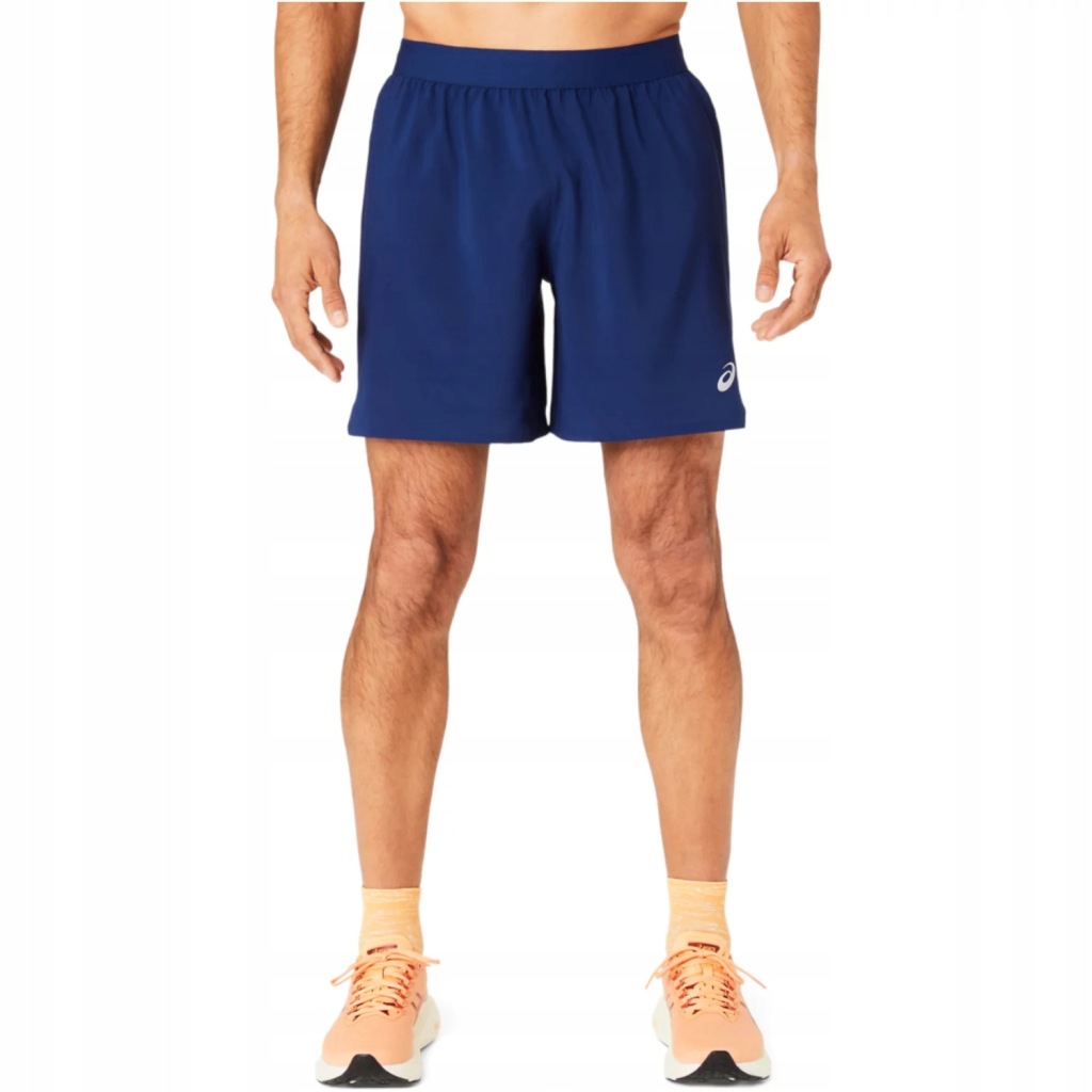 ASICS Road 7IN Short 2011C392-403 XL Niebieskie