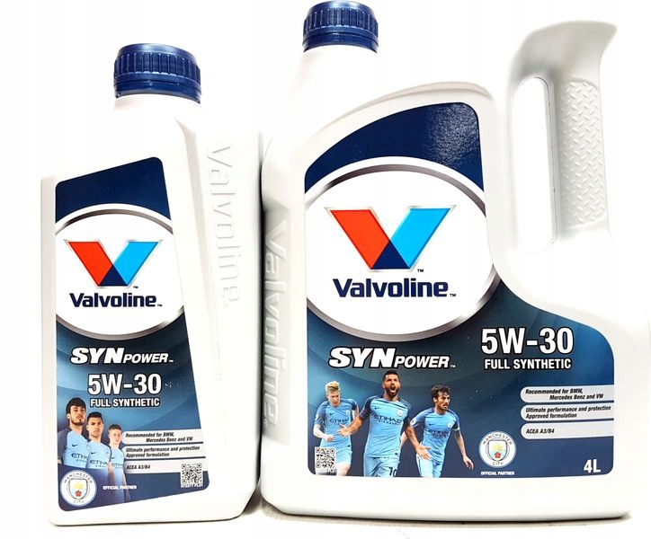 VALVOLINE SYNPOWER 5W30 A3/B4 SL/CF VW502/505 5L - 9430604207 ...