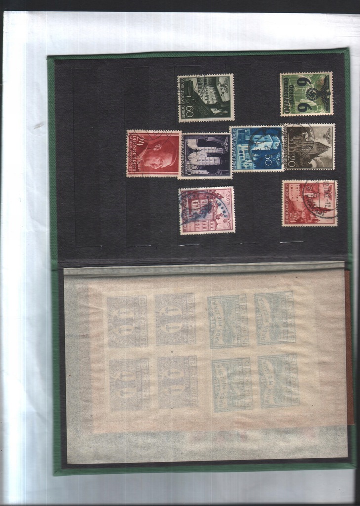 Filatelistyka. 8szt. znaczków GG. z 1940-41