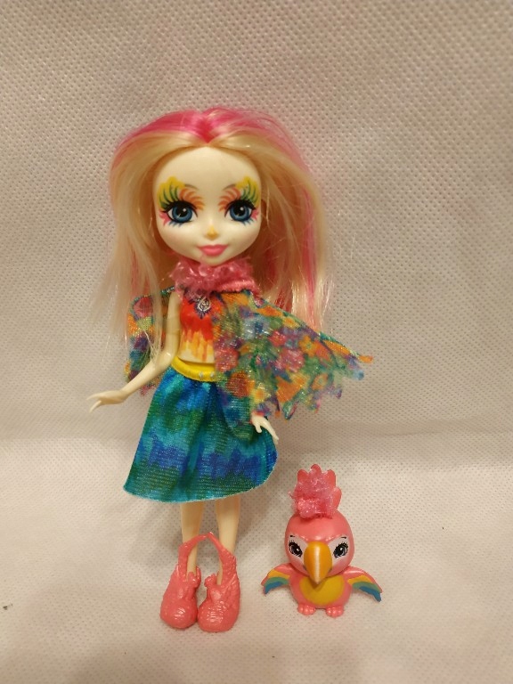 Enchantimals Lalka PEEKI PARROT + Papuga Mattel