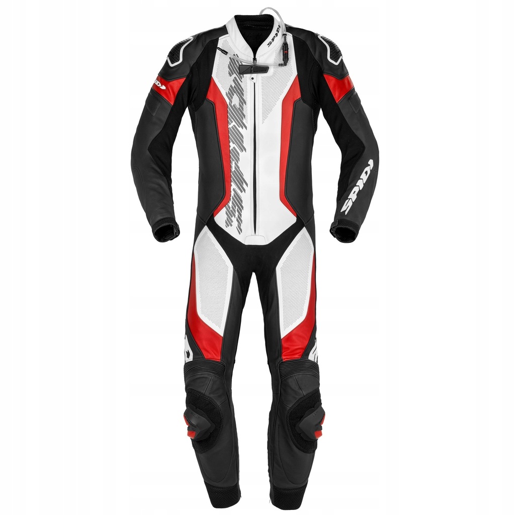 SPIDI LASER PRO PERFORATED RED 1 PIECE MOTORCYCLE RACING SUIT-48