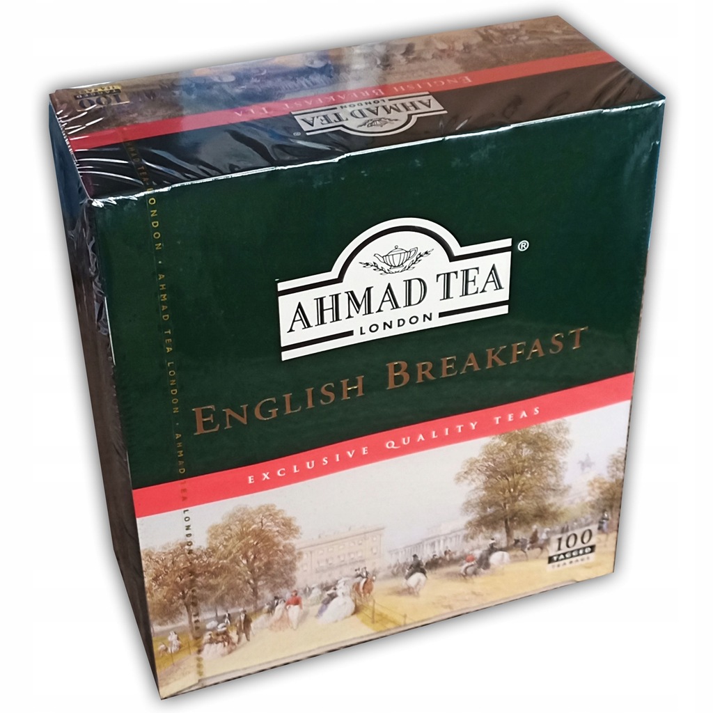 Herbata czarna Ahmad London Earl Grey Tea 100 tb.
