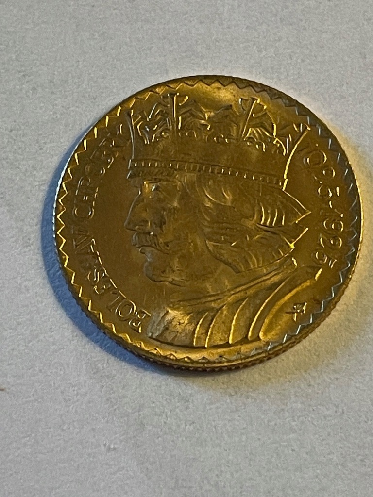 Moneta 10 zł Chrobry 1925