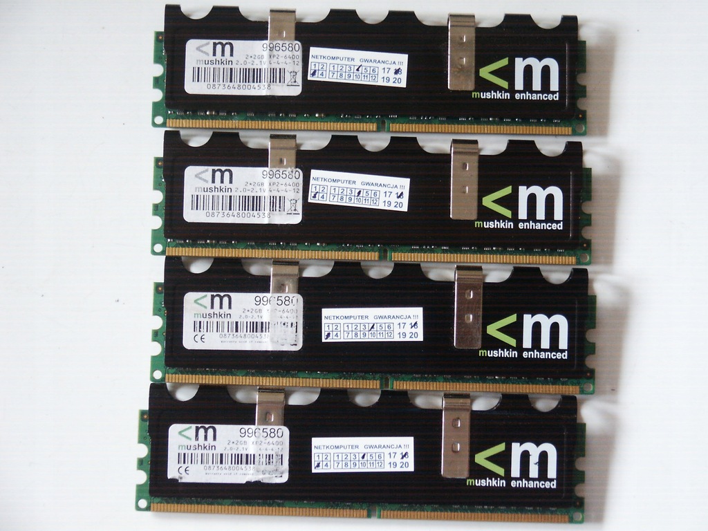 Pamięć DDR2 8GB 800MHz PC6400 Mushkin Enhanced