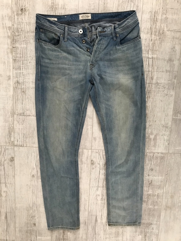 JACK JONES__TIM SLIM FIT rurki jeans__W32L32