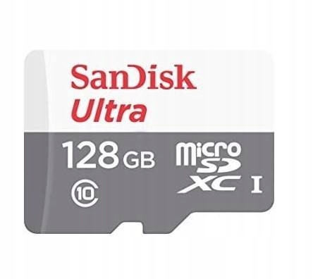 SANDISK KARTA PAMIĘCI ULTRA DO KAMERY APARATU WYDAJNA MICROSDXC 128GB UHS-I