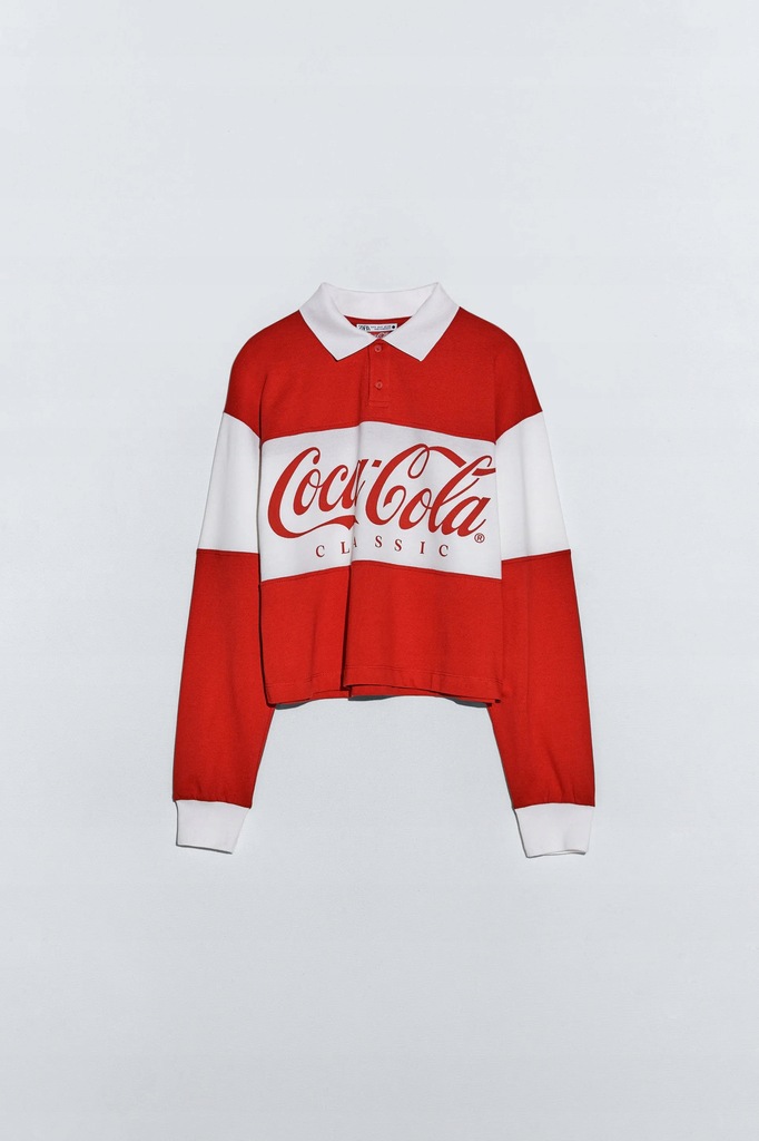 ZARA KOSZULKA POLO M COCA COLA BAWEŁNA 10978952624 oficjalne