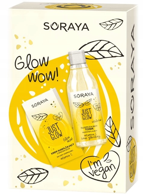 SORAYA Just Glow Zestaw na prezent Krem + Tonik