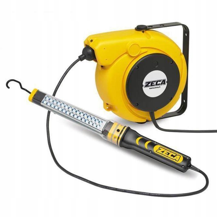 Bęben kablowy z lampą LED 230V ZECA