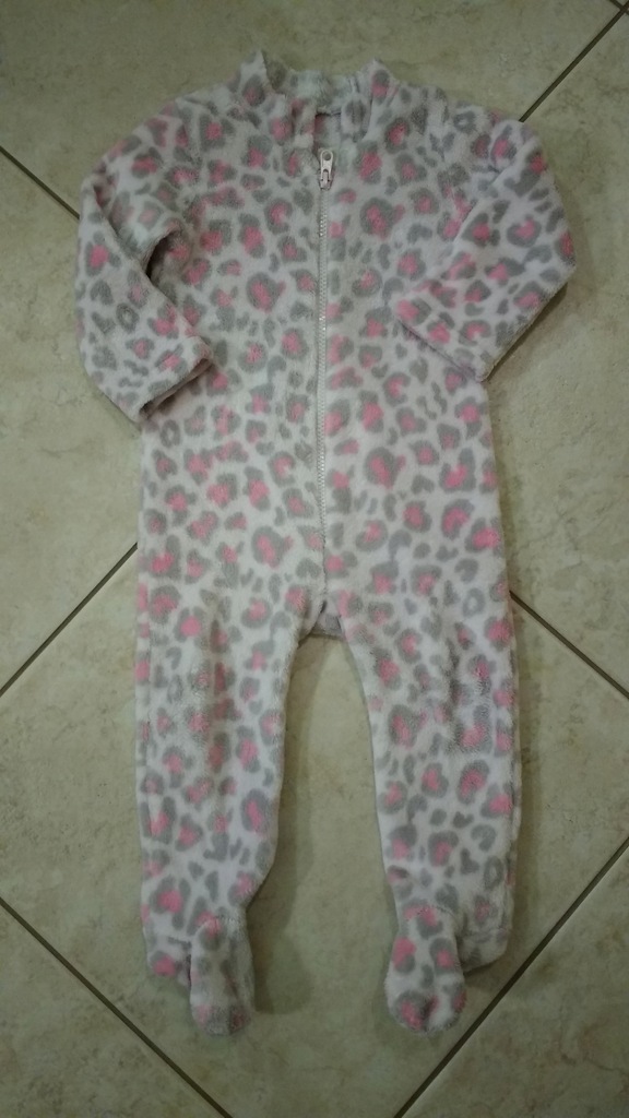 Kombinezon onesie piżamka r.86 panterka 1,5-2latka