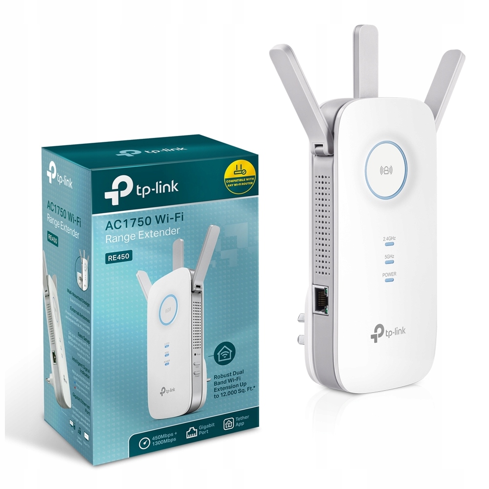 Купить Точка доступа TP-Link RE450, повторитель Wi-Fi AC1750: отзывы, фото, характеристики в интерне-магазине Aredi.ru