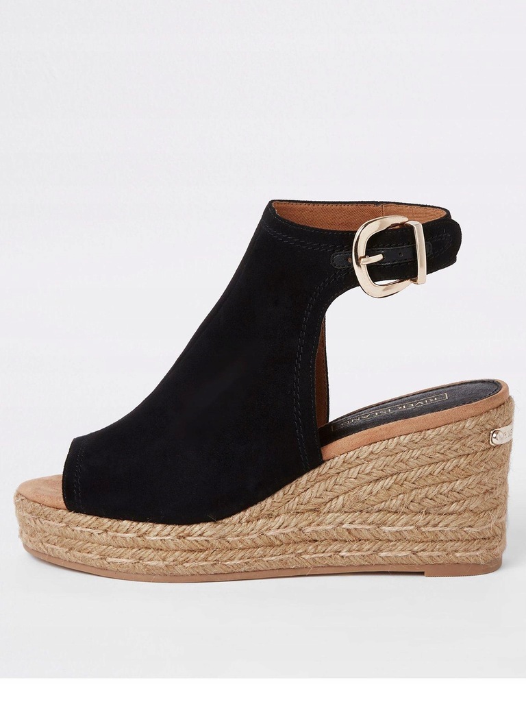 RIVER ISLAND CZARNE ESPADRYLE__41