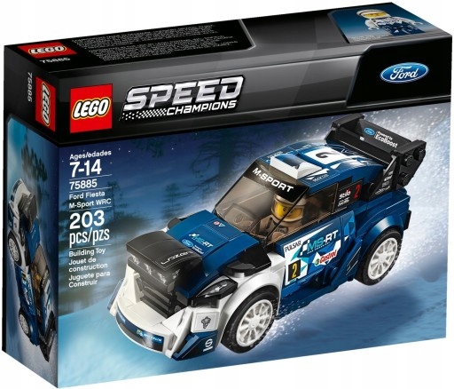 Lego Speed Champions Ford Fiesta M Sport Wrc 75885 7861536466 Oficjalne Archiwum Allegro
