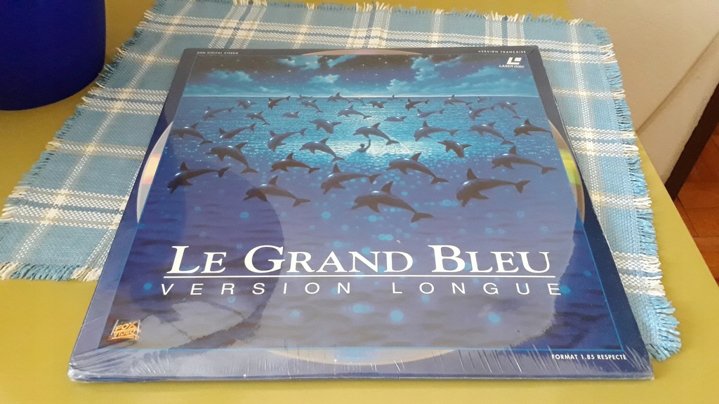 Wielki błękit, Jean Reno,, laserdisc, nowy,w folii