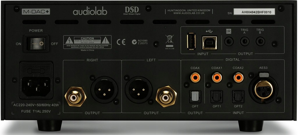 Купить Audiolab M-DAC+ (черный) — 32 бит, DSD, XLR, Apple: отзывы, фото, характеристики в интерне-магазине Aredi.ru