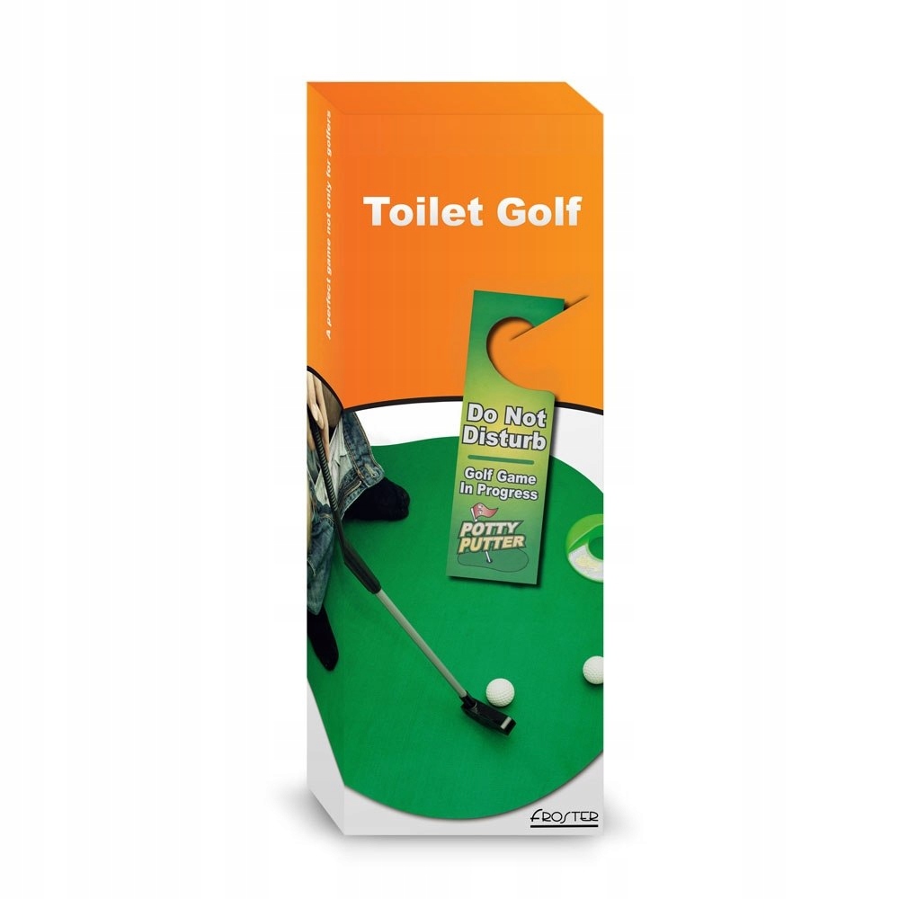 TOALETOWY GOLF - Zestaw do grania w golfa w toalecie.