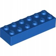 LEGO Belka 2x6 niebieski 2456