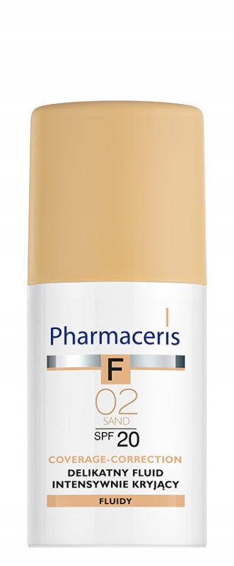 PHARMACERIS F Fluid kryjący 02 SAND SPF 20, 30 ml