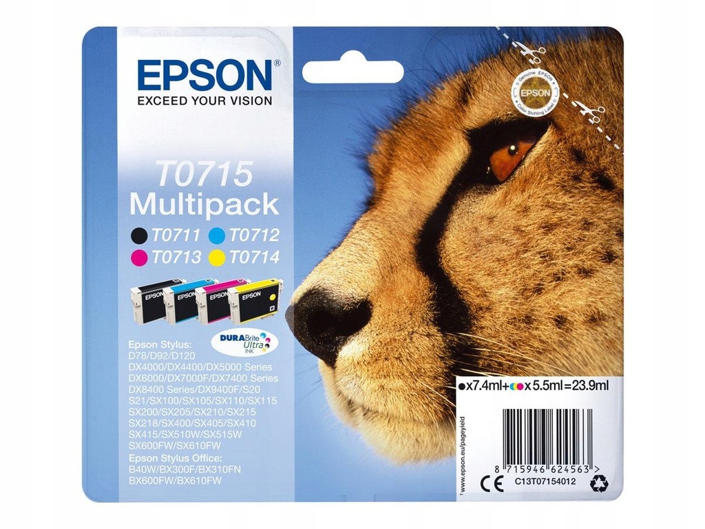 EPSON DuraBrite Ultra ink cartridge black and tri-colour 1-pack RF-AM