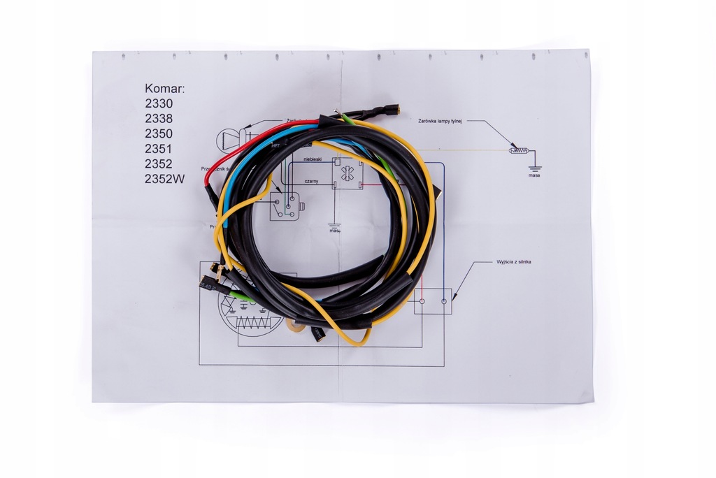 INSTALACJA ELEKTRYCZNA KOMAR 2330 2351 2352 2350