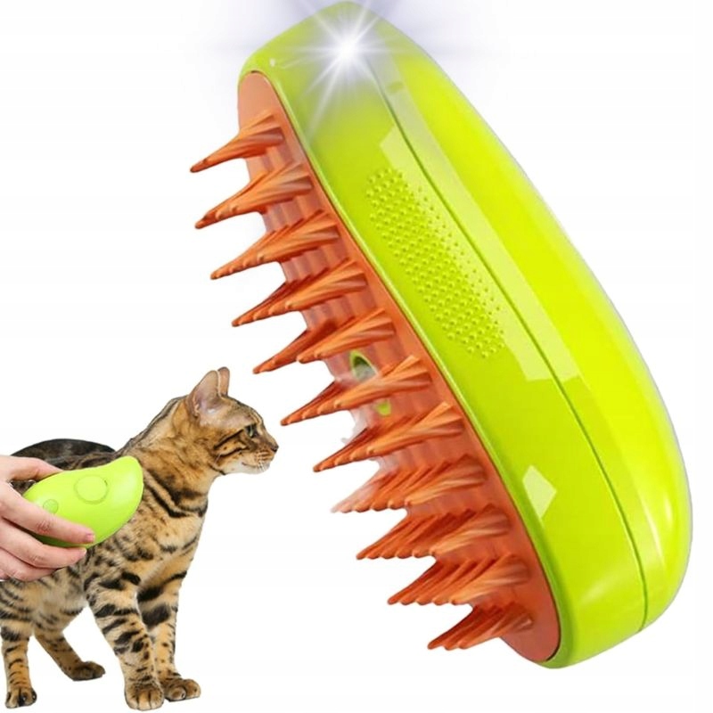 Szczotka Nawilżająca Sierść Dla Zwierząt Szczotka Parowa Dla Kota i Psa