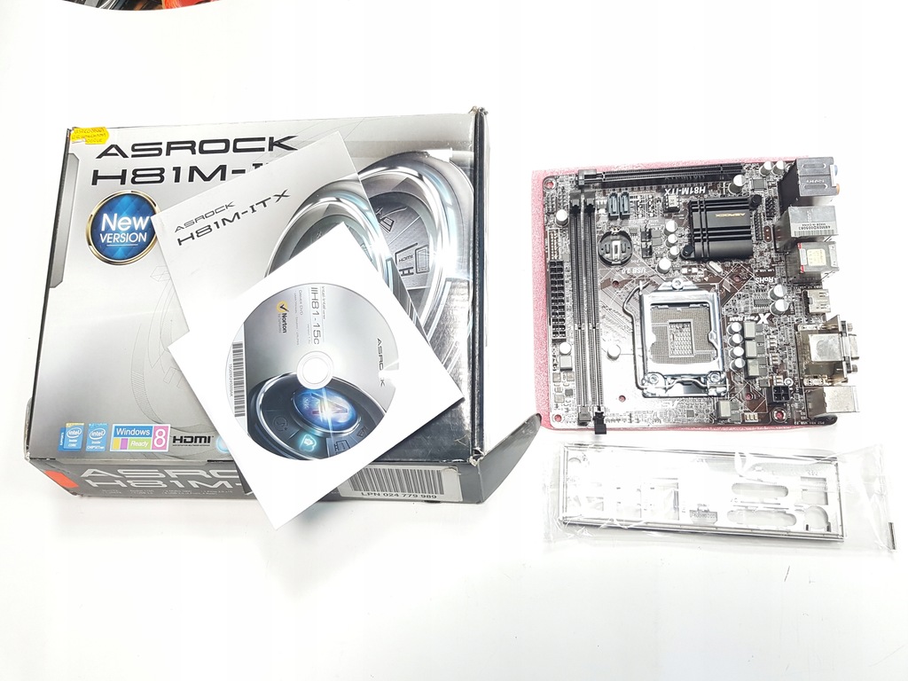 płyta główna ASROCK H81M-ITX 1150 uszkodzona US28