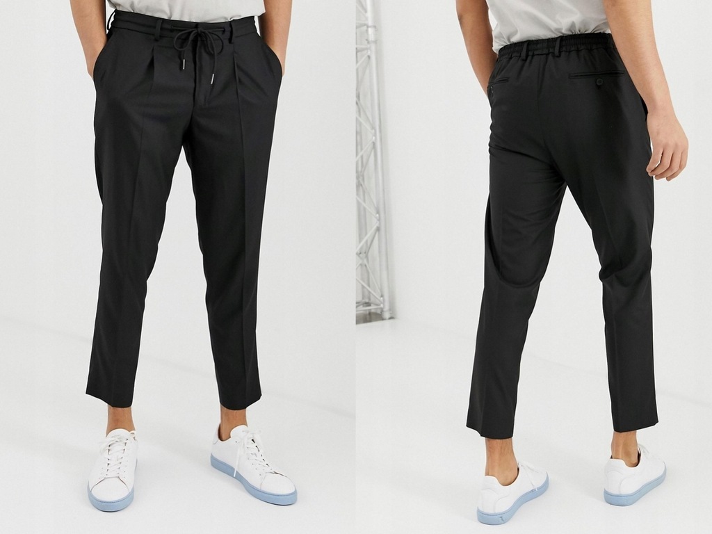 Selected Homme - Eleganckie spodnie w kant XL