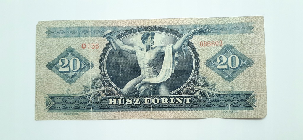 Купить Банкнота номиналом 20 венгерских форинтов 1957 года – ОЧЕНЬ РЕДКАЯ.: отзывы, фото, характеристики в интерне-магазине Aredi.ru