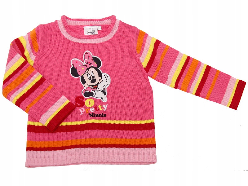 Sweterek sweter Myszka Minnie Mouse Disney