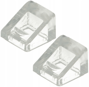 LEGO SKOS 30 1 x 1 x 2/3 Przezroczysty / Trans-Clear 54200 NOWY - 2 szt