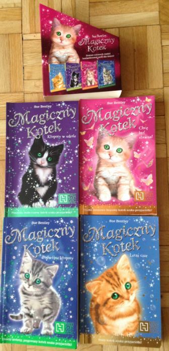 Kolekcja Magiczny Kotek Sue Bentley 4 książki