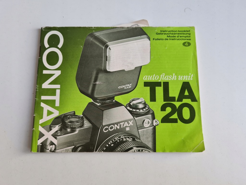 Instrukcja do aparatu CONTAX TLA20