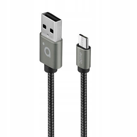 Kabel MicroUSB Acme Cable CB2011G 1 m, Szary