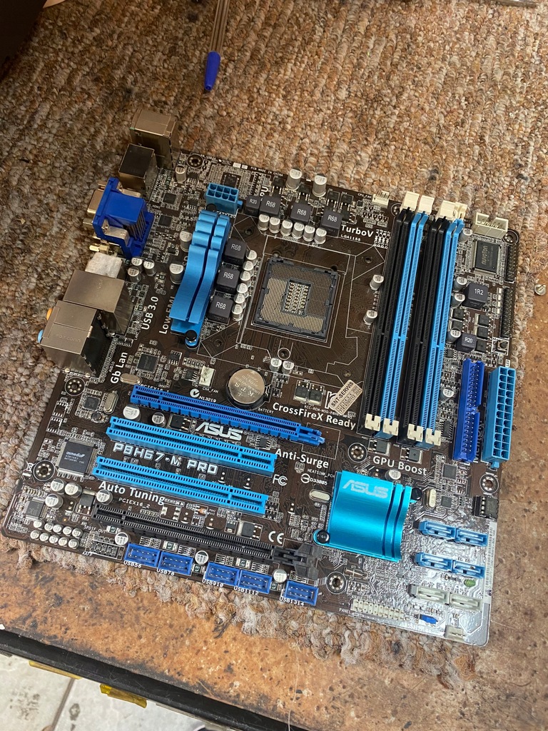 Płyta główna p8h67-m pro wygięte piny cpu - 12522296828 - oficjalne ...