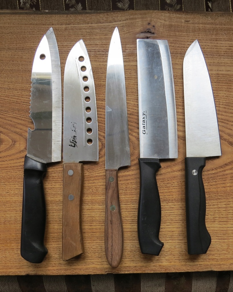 Noże kuchenne 5 szt (pakiet)