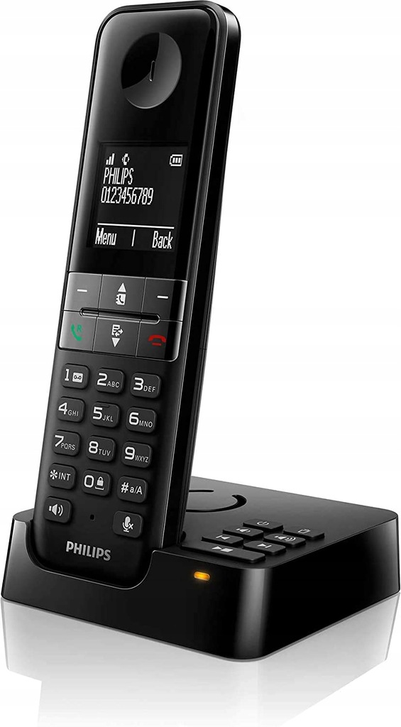 J7453 PHILIPS D47 TELEFON BEZPRZEWODOWY CZARNY