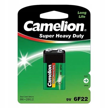 Camelion 6F22-BP1G 9V/6F22, Super Heavy Duty, 1 szt.