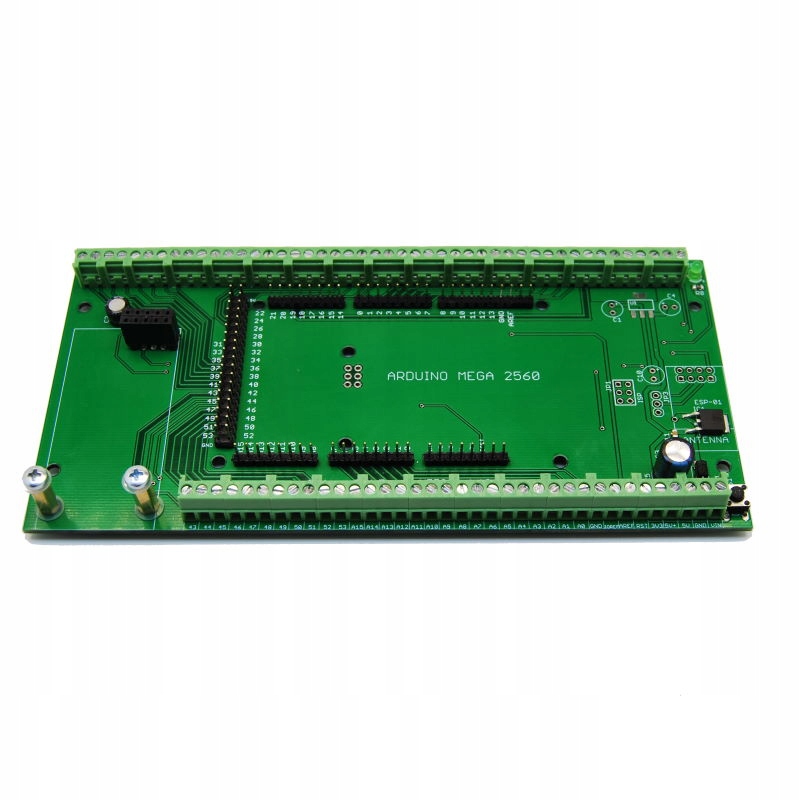 Arduino Mega 2560 Ethernet W5500, zlutowany