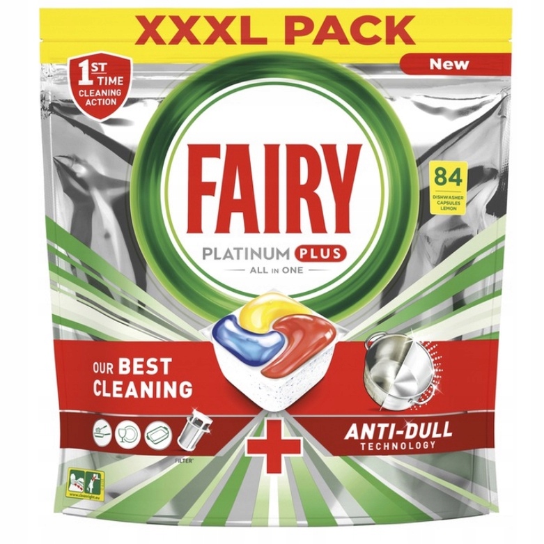 Kapsułki do zmywarki Fairy Platinum Plus All 84szt 12538321154