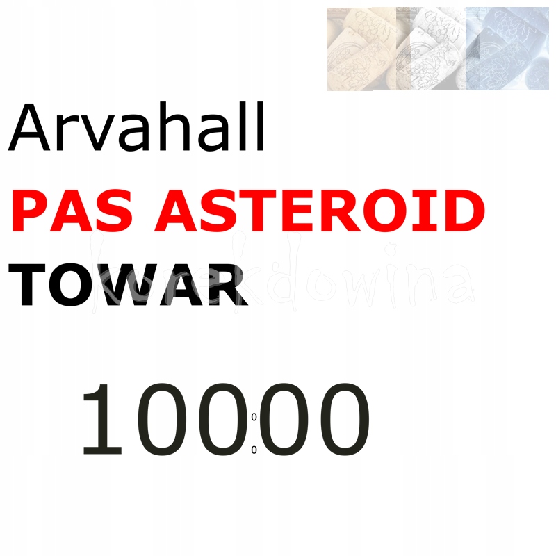 A 10000 towaru PAS ASTEROIDÓW FOE Arvahall