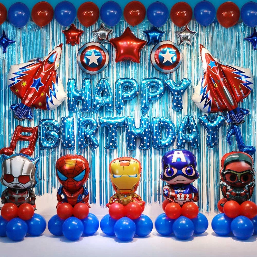 Dekoracje Urodzinowe Balony Zestaw MARVEL AVENGERS