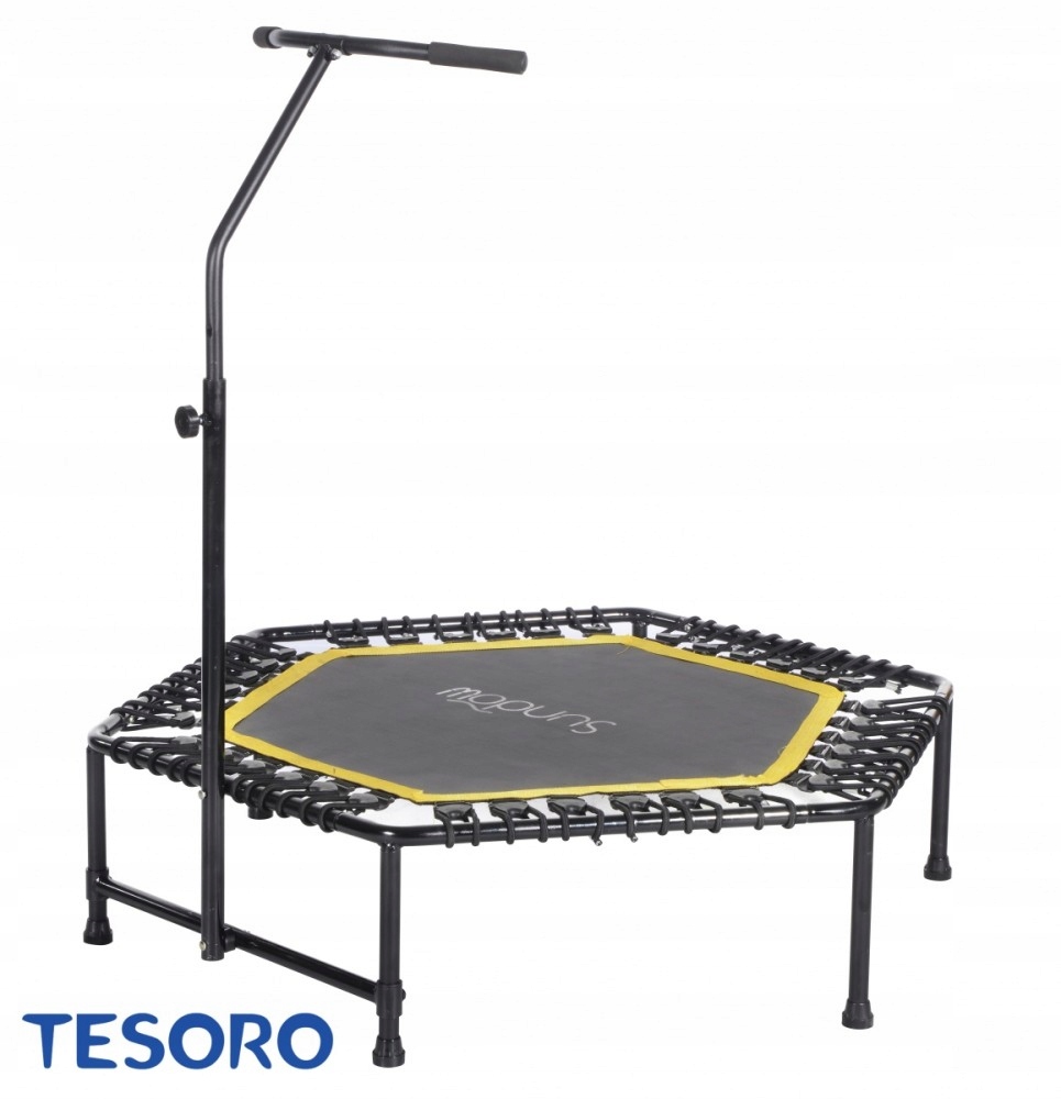 Trampolina Fitness Hexagon 50 Inch pomarańczowy