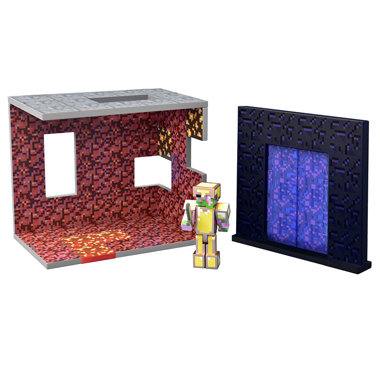 Download MINECRAFT zestaw do zabawy: NETHER i Zombie Pigman - 7521720582 - oficjalne archiwum Allegro