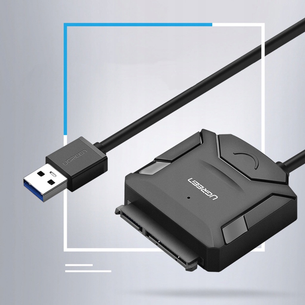 Купить КАБЕЛЬ-переходник UGREEN ДЛЯ 2,5-/3,5-ДИСКА (USB-SATA): отзывы, фото, характеристики в интерне-магазине Aredi.ru