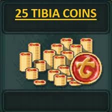 25 TIBIA COINS KAŻDY SERWER PACC TRANSFERABLE