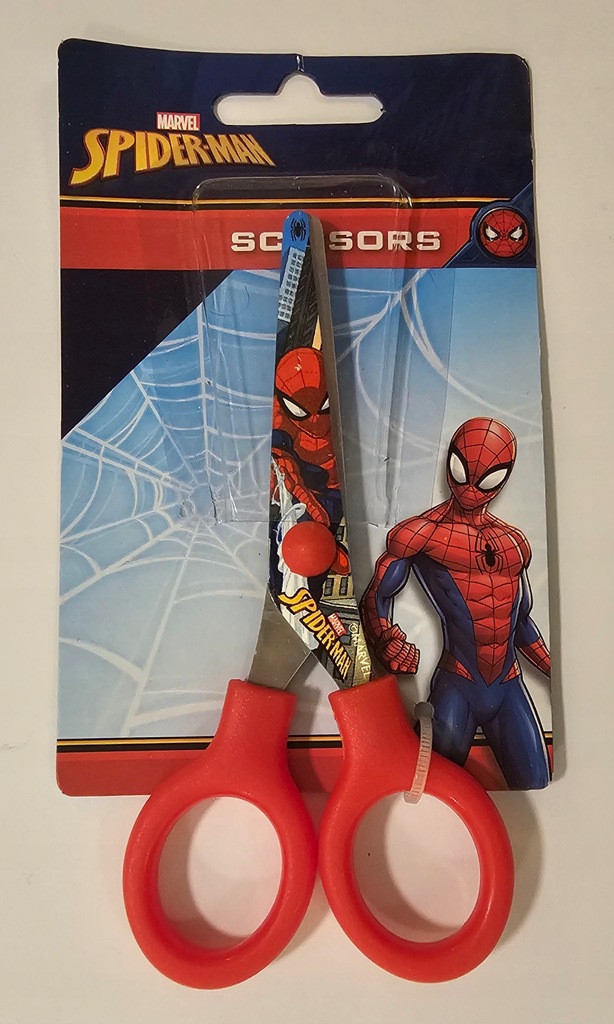 Nożyczki Dzieci Spiderman Marvel Wycinanie Szkoła