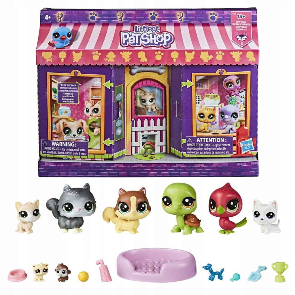 LITTLEST PET SHOP DUŻY SKLEP ZOOLOGICZNY 8 FIGURKI 10942845030
