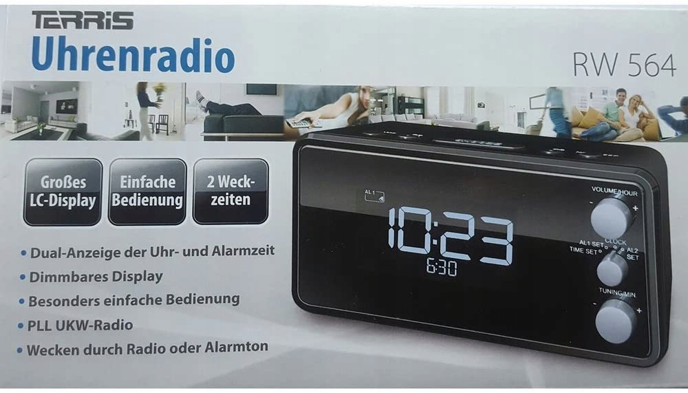 Купить РАДИО-БУДИЛЬНИК часы-радио TERRIS RW584 USB зарядное устройство: отзывы, фото, характеристики в интерне-магазине Aredi.ru
