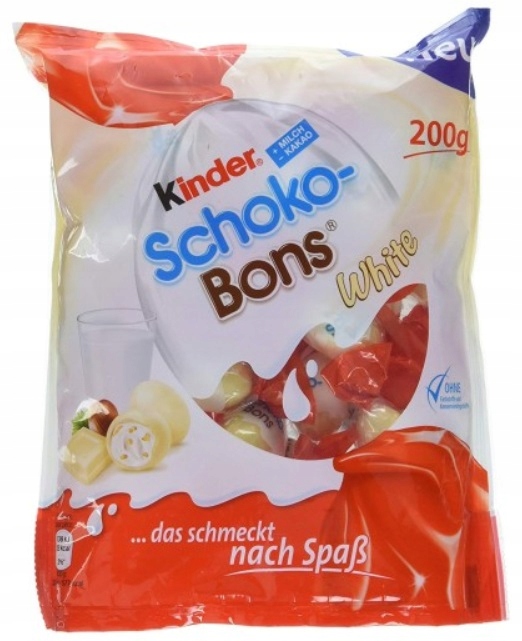 Kinder Schoko Bons White białe cukierki 200g DE