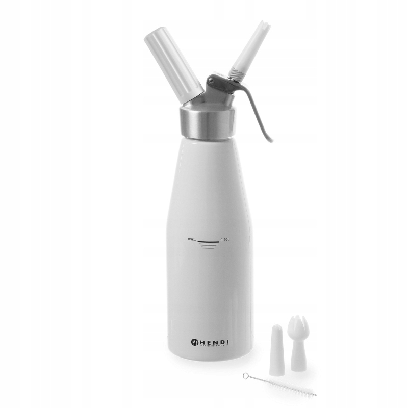 Syfon do bitej śmietany Kitchen Line 1L + AKCESORIA - Hendi 588376